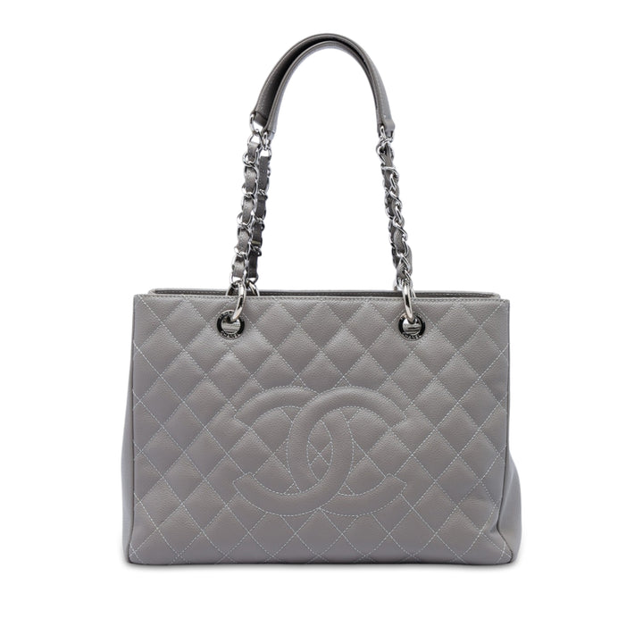 Cabas Cuir caviar Gris