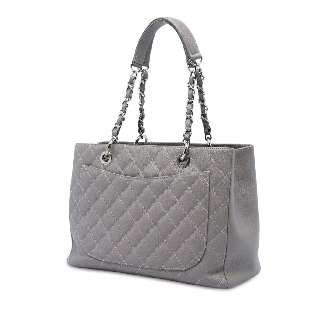 Cabas Cuir caviar Gris