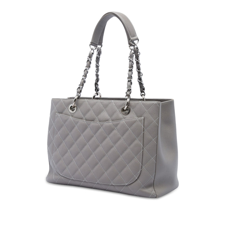 Cabas Cuir caviar Gris