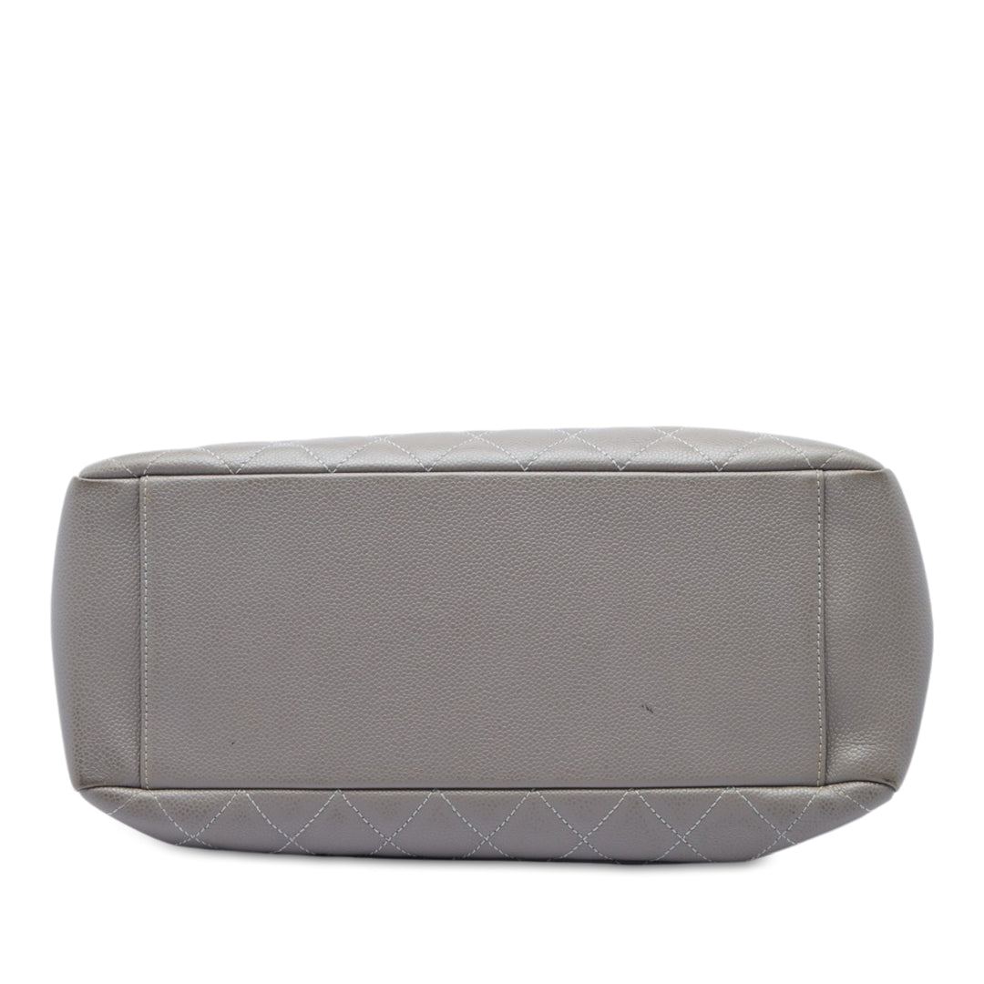 Cabas Cuir caviar Gris
