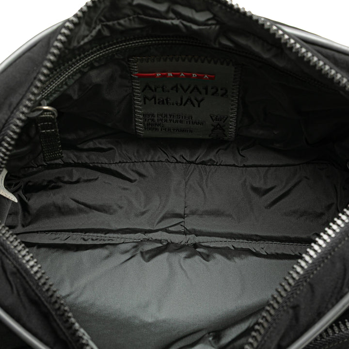 Sports Line Tessuto Front Pocket Crossbody Black - Gaby Paris