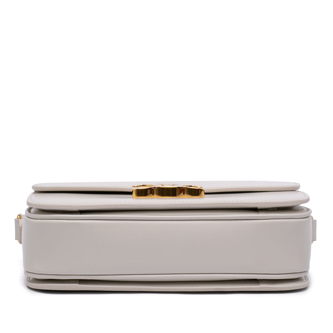 Celine Classique brillant Cuir de veau Triomphe Sac porté croisé