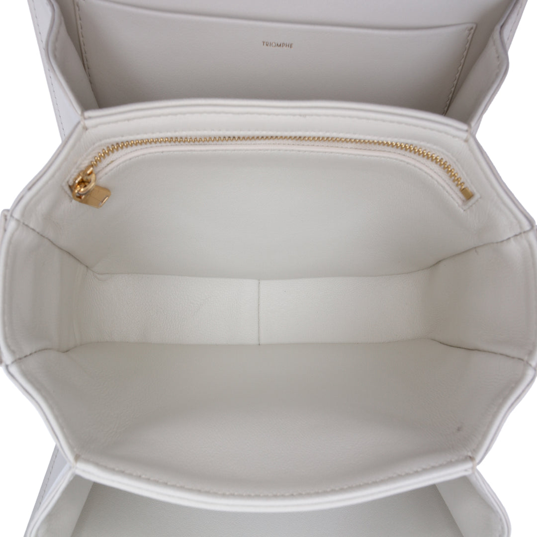 Celine Classique brillant Cuir de veau Triomphe Sac porté croisé