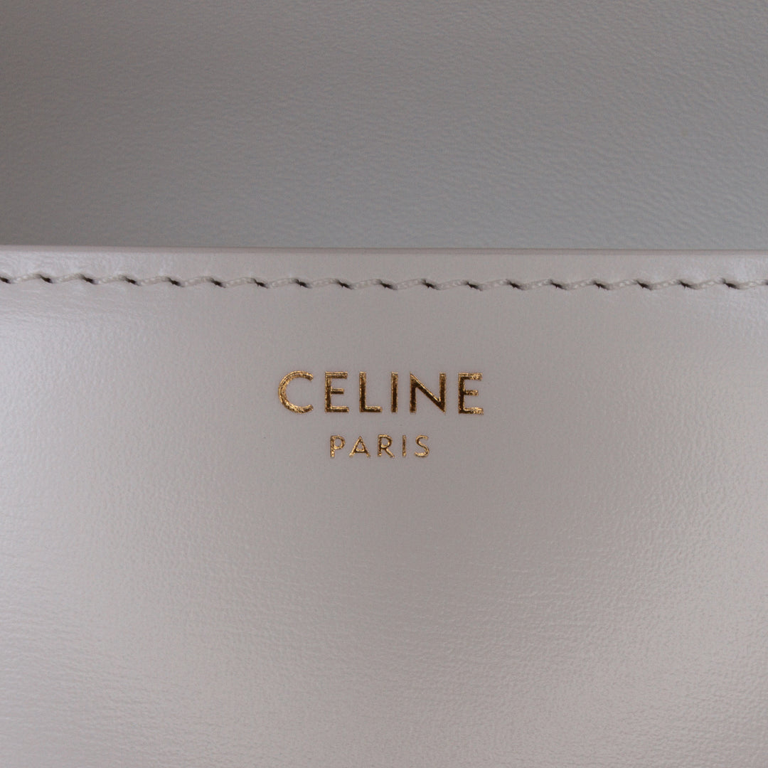 Celine Classique brillant Cuir de veau Triomphe Sac porté croisé