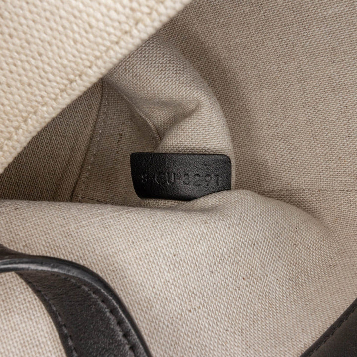 Small Canvas Triomphe Bucket Bag Brown - Gaby Paris