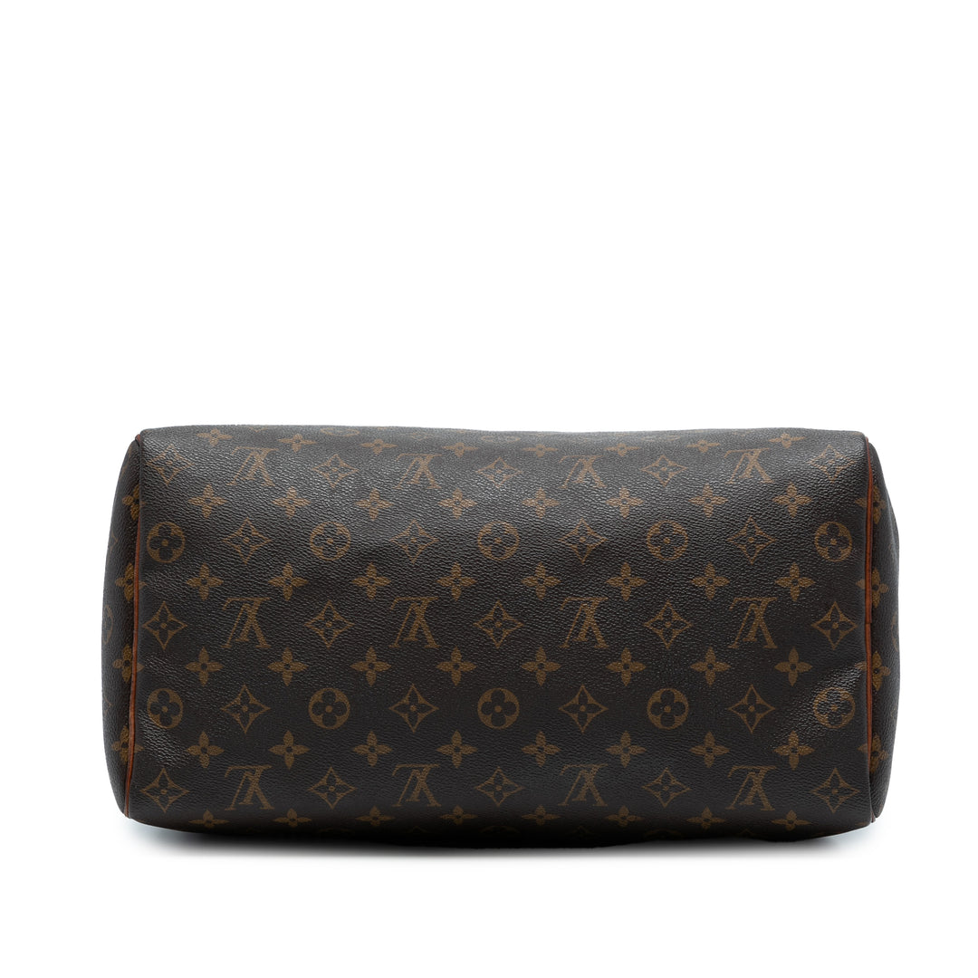 Louis Vuitton Monogram Speedy 35 Marron