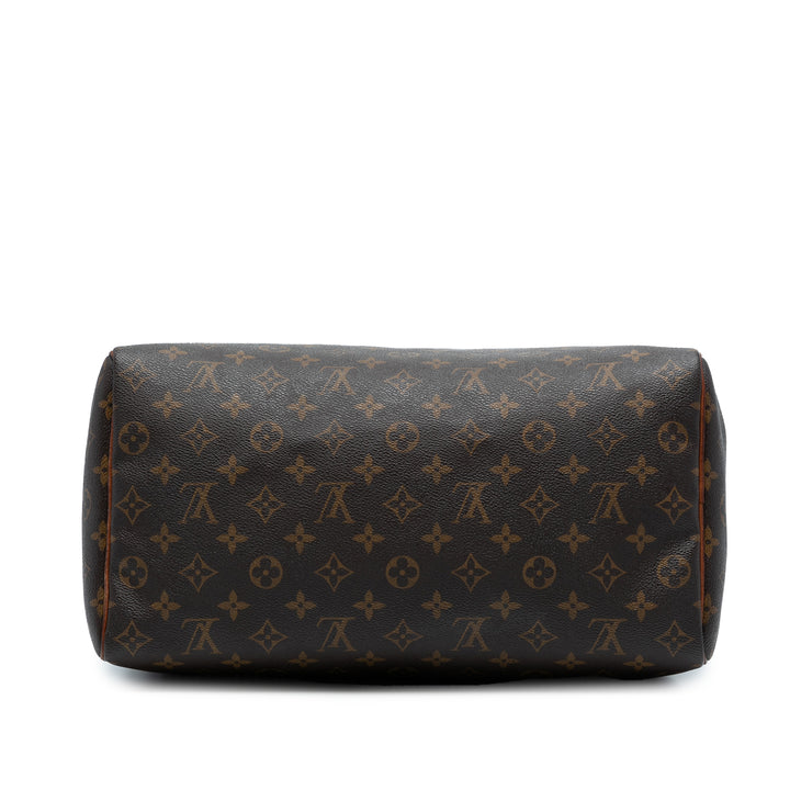 Louis Vuitton Monogram Speedy 35 Marron