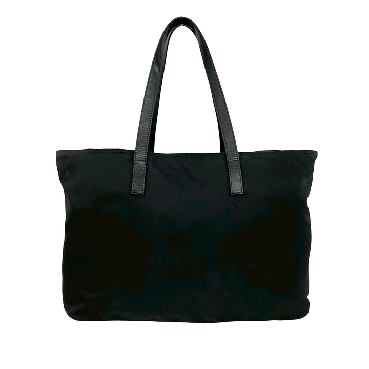 Prada Cabas Zippé Tessuto Noir – vue 2 – GABY PARIS