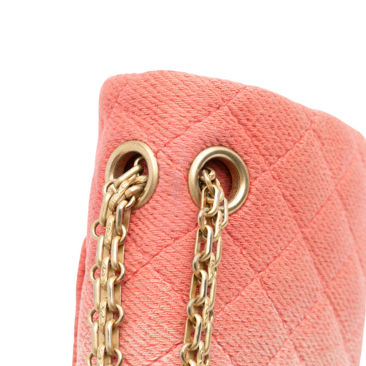 Chanel Reissue 2.55 Quilted Jean Ombre Double rabat 225 Orange