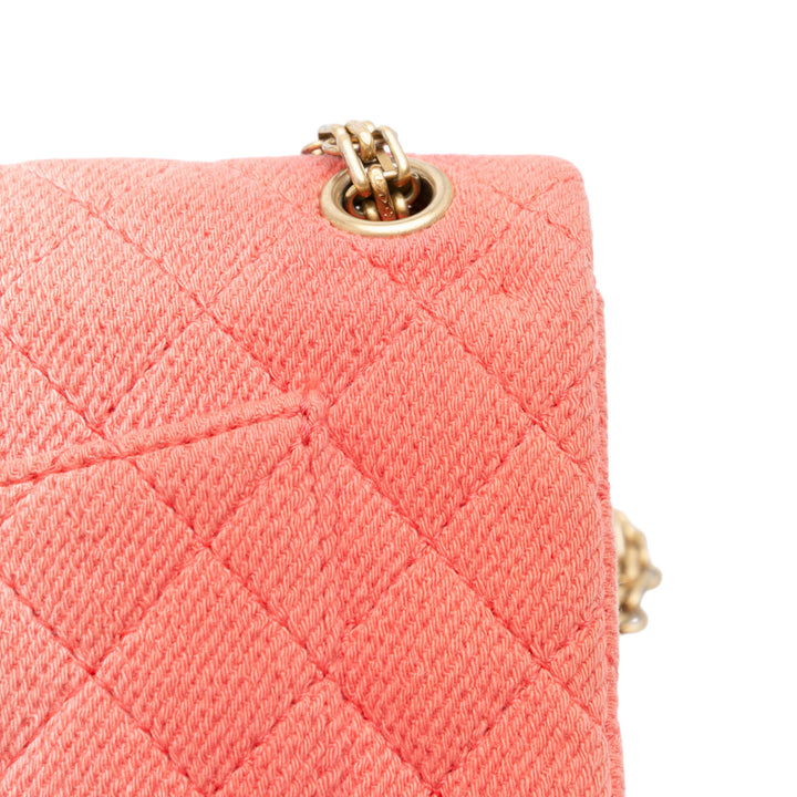 Chanel Reissue 2.55 Quilted Jean Ombre Double rabat 225 Orange