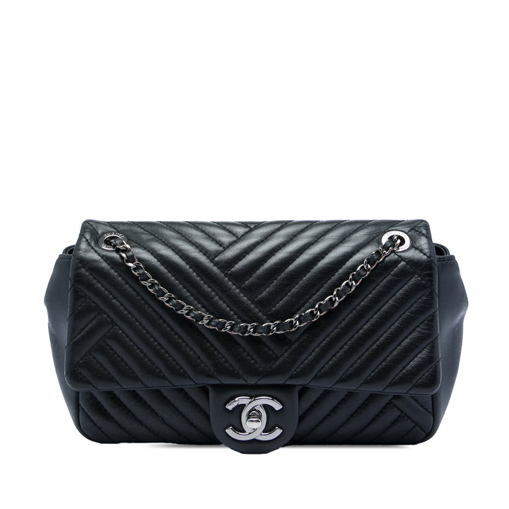 Chanel Small Cuir d'agneau CC Crossing à rabat