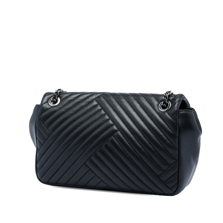 Chanel Small Cuir d'agneau CC Crossing à rabat