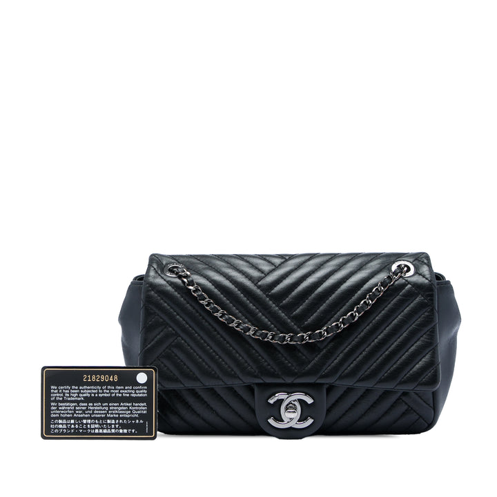 Chanel Small Cuir d'agneau CC Crossing à rabat