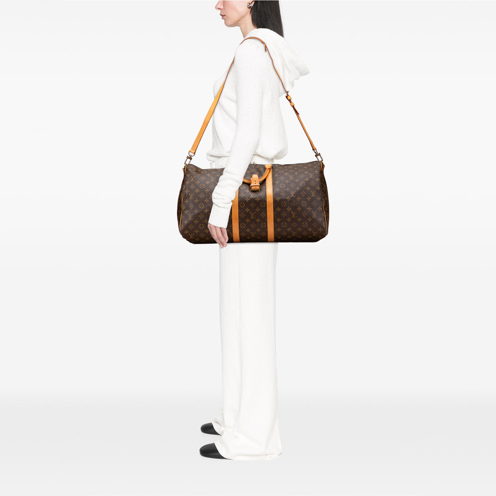 Monogram Keepall Bandouliere 55 Brown - Gaby Paris