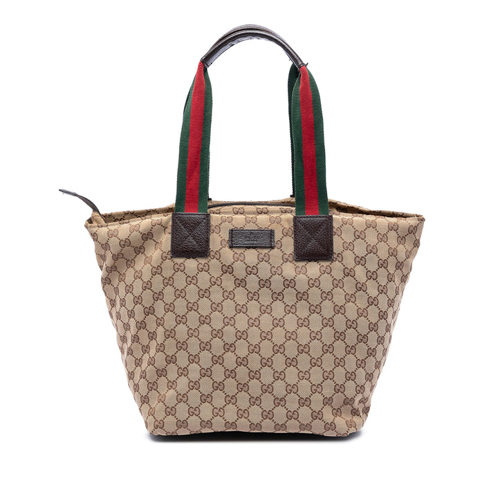 GG Web Cabas Beige