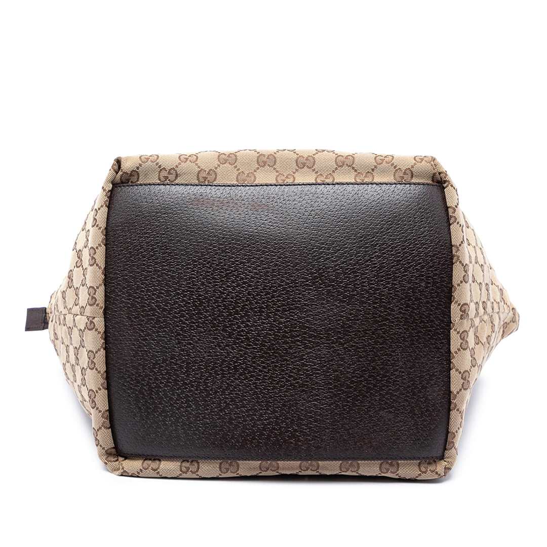 GG Web Cabas Beige