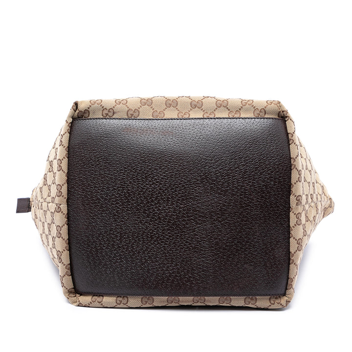 GG Web Cabas Beige