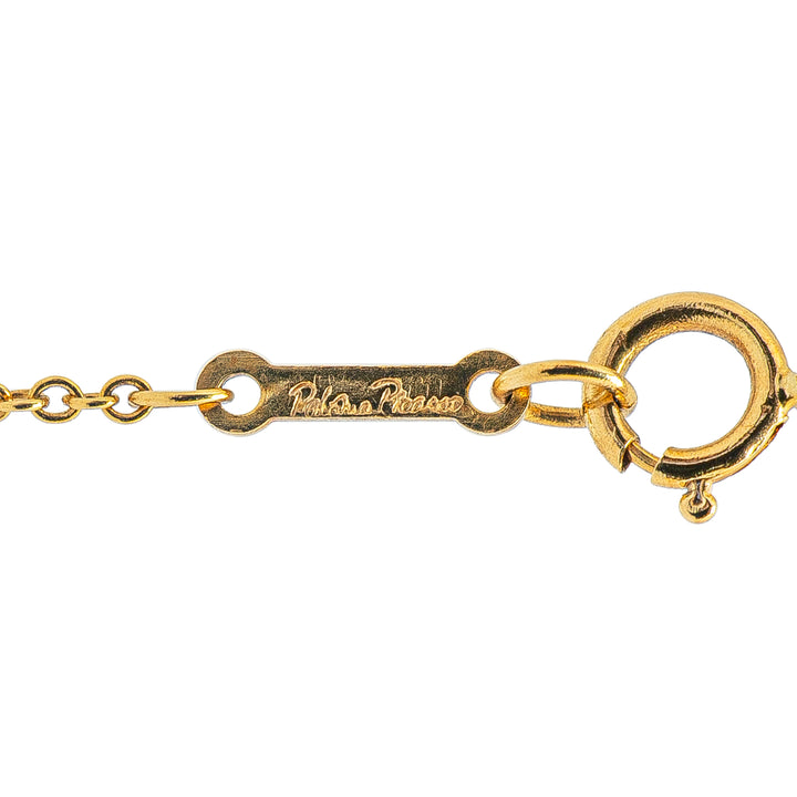 Paloma Picasso 18K Yellow Gold Paloma's Graffiti X Pendant Necklace Gold - Gaby Paris