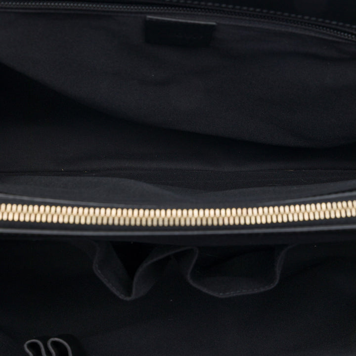 Guccissima Porte-documents Moyen Noir