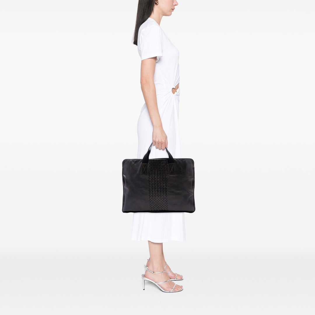 Bottega Veneta Intrecciato à finitions Souple Porte-documents Noir – vue 7 – GABY PARIS