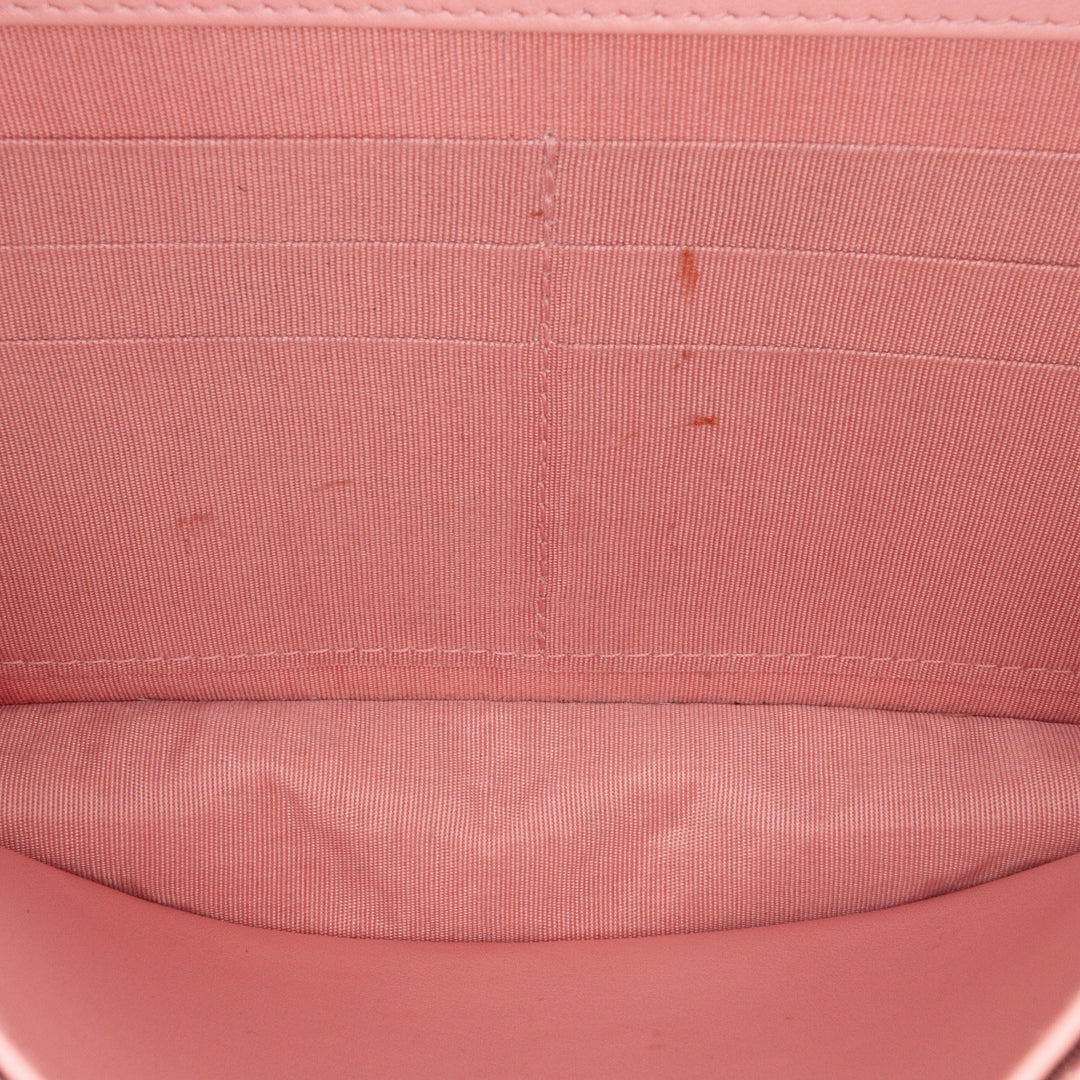 Small Tweed CC Filigree Flap Pink - Gaby Paris