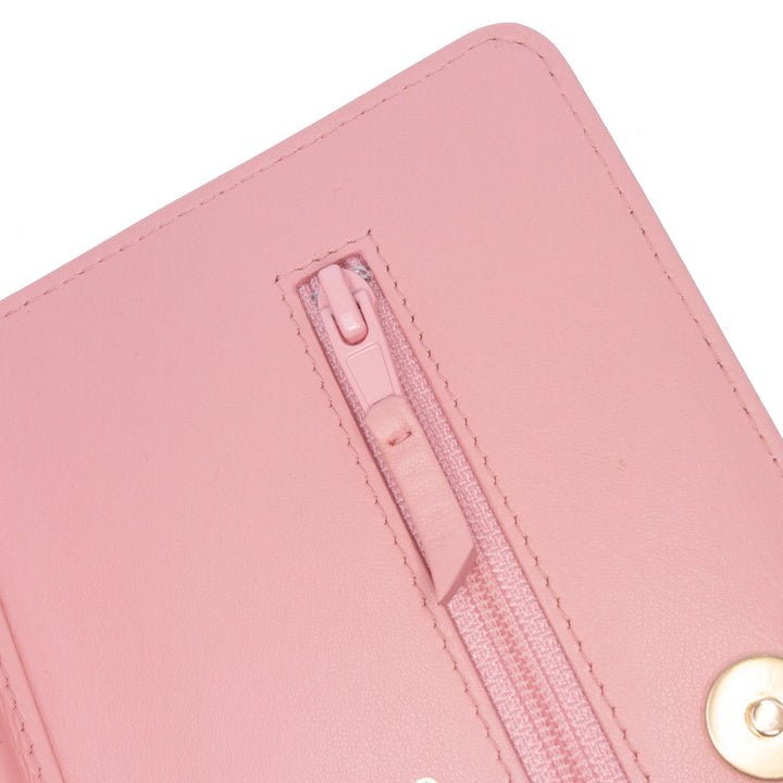 Small Tweed CC Filigree Flap Pink - Gaby Paris