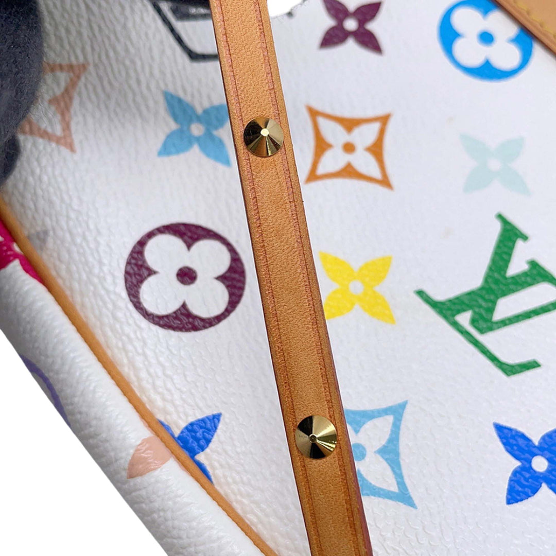 Pochette Accessoires Monogram Multicolore Blanc