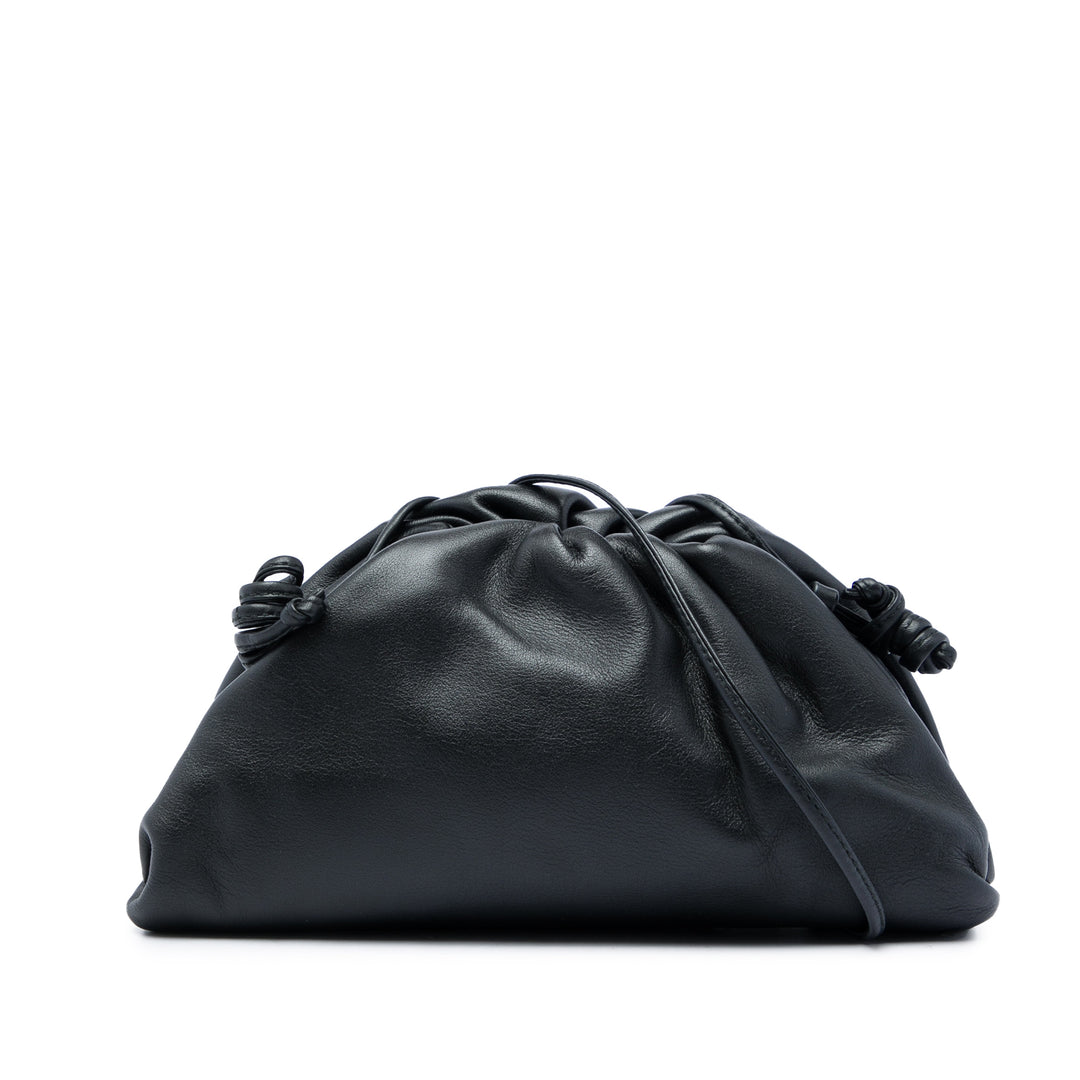 Bottega Veneta Pochette The Mini Cuir d'agneau Noir – vue principale – GABY PARIS
