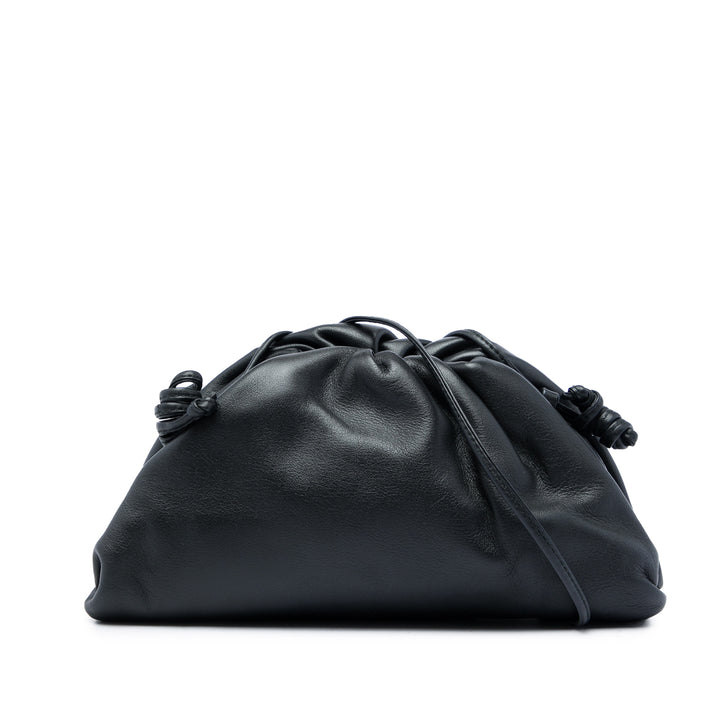 Bottega Veneta Pochette The Mini Cuir d'agneau Noir – vue principale – GABY PARIS