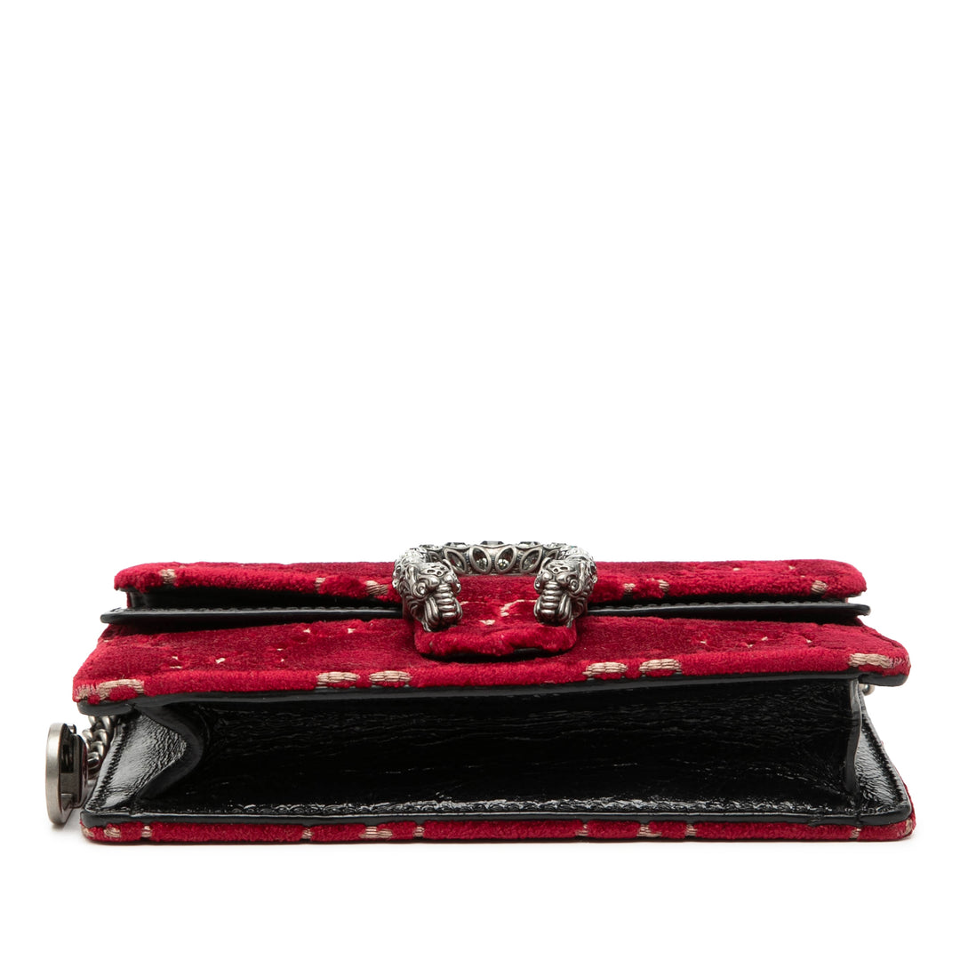 Gucci Mini GG Velours Dionysus Sac porté croisé