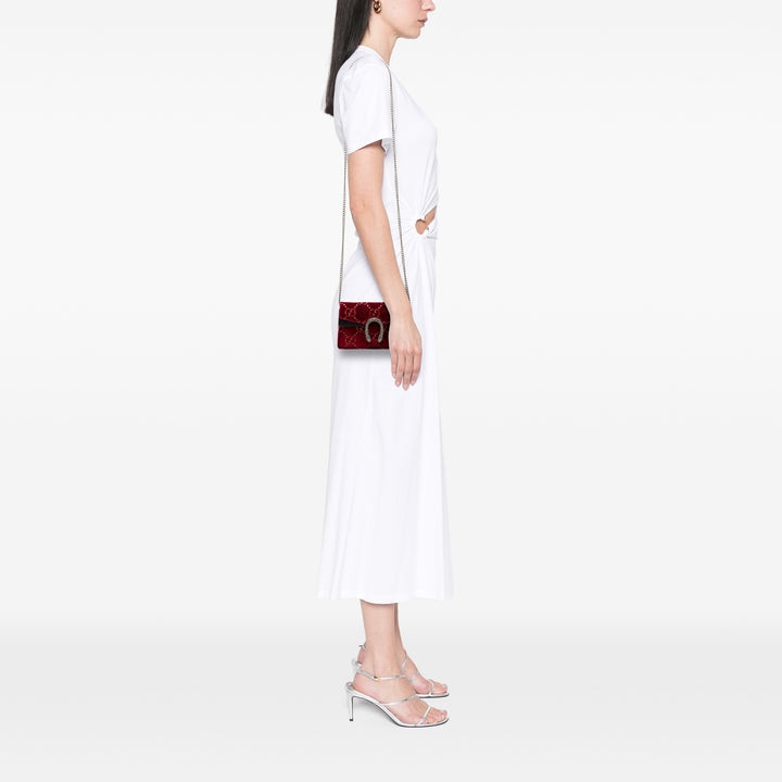 Gucci Mini GG Velours Dionysus Sac porté croisé