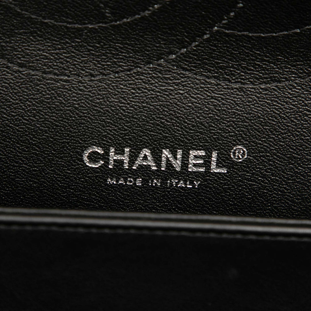 Chanel Classic Chevron Double rabat Jumbo Cuir
