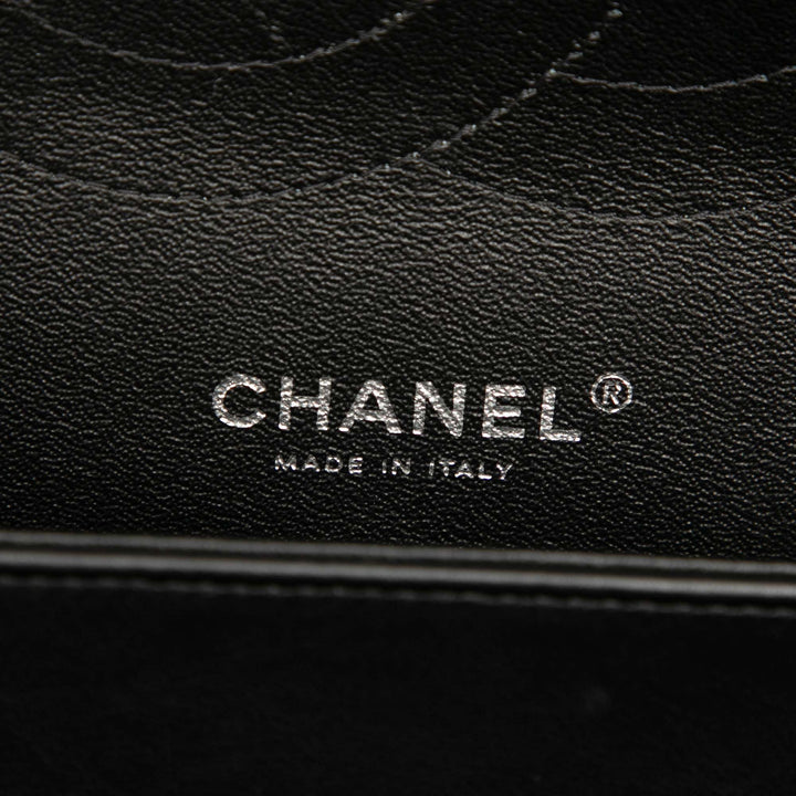Chanel Classic Chevron Double rabat Jumbo Cuir