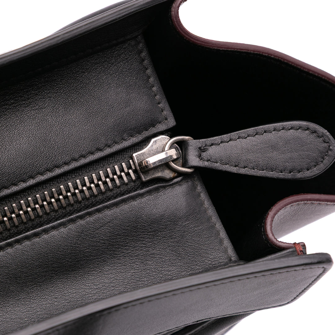 Celine Micro Tricolor Cuir Luggage Cabas