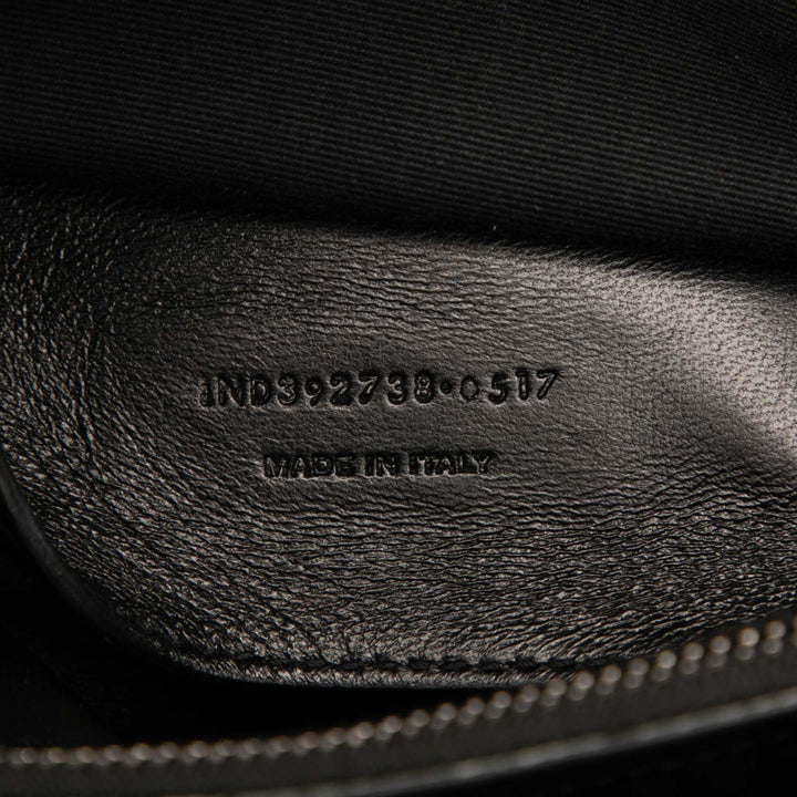 Saint Laurent Large Chevron Sheepskin Monogram College Bag