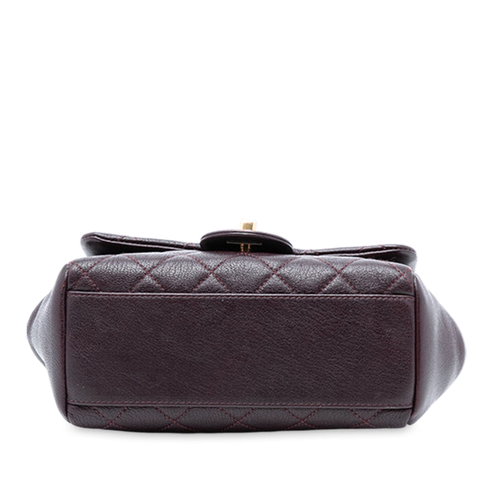 Chanel Mini Matelassé Sheepskin Trapezio à rabat – GABY PARIS Authentique