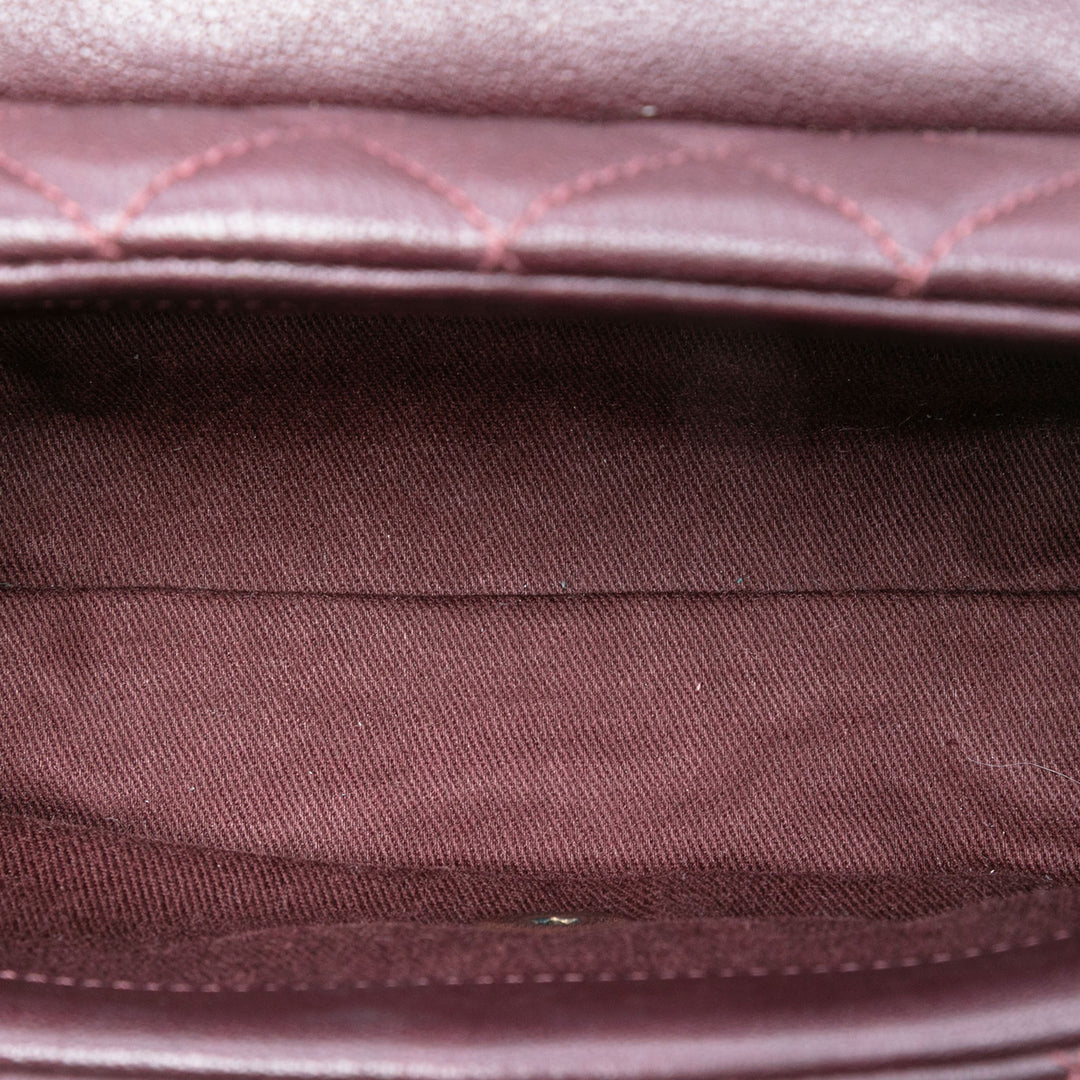 Chanel Mini Matelassé Sheepskin Trapezio à rabat – GABY PARIS Authentique