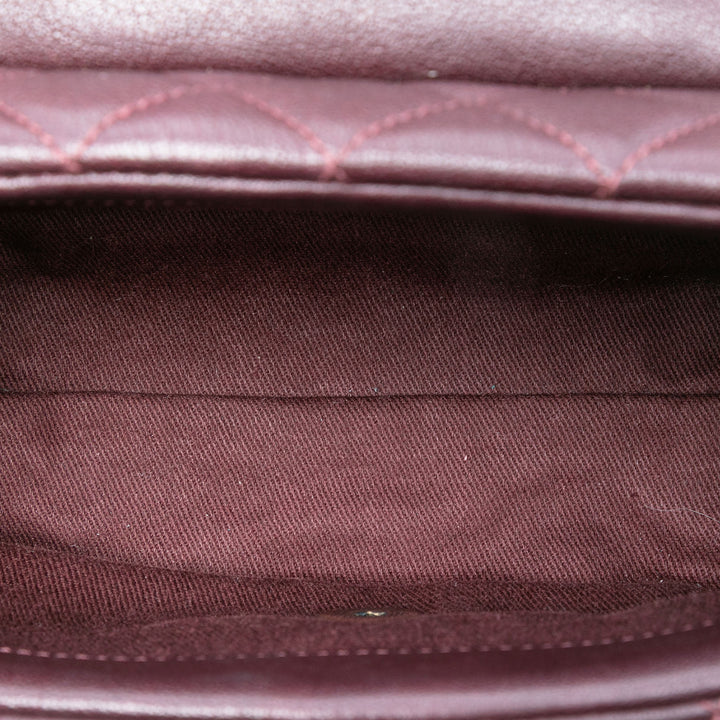 Chanel Mini Matelassé Sheepskin Trapezio à rabat – GABY PARIS Authentique