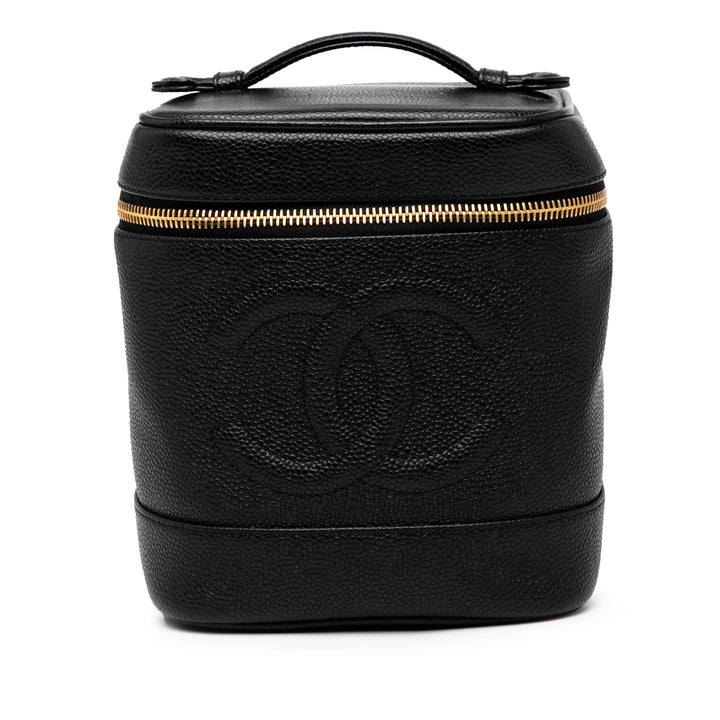 Chanel CC Caviar Vanity Étui Noir