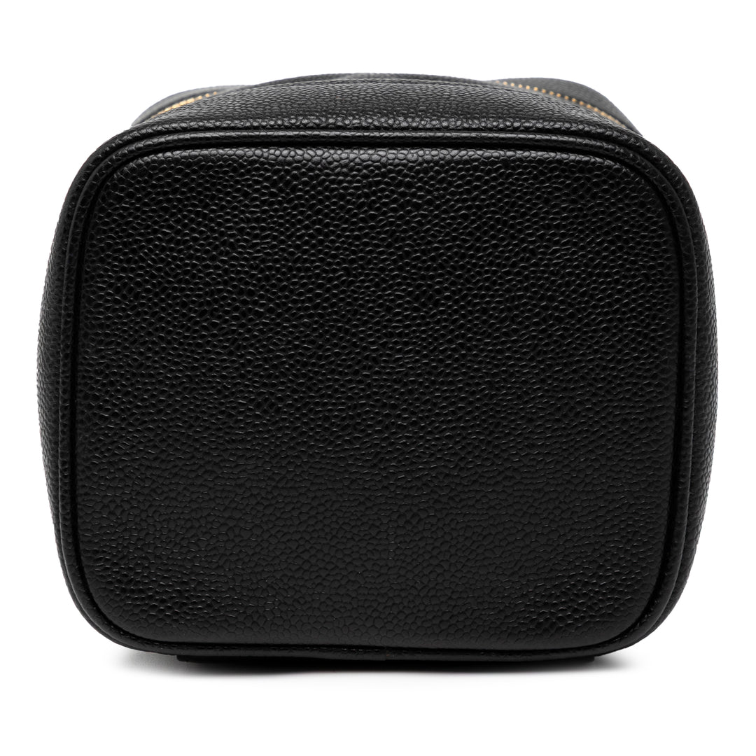 Chanel CC Caviar Vanity Étui Noir