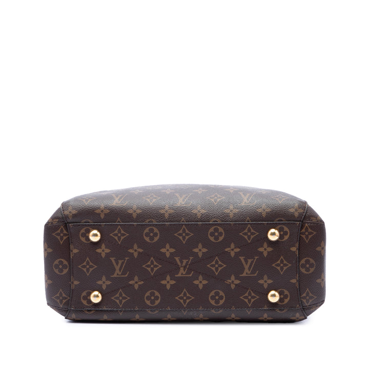 Louis Vuitton Montaigne MM Monogram Marron – vue 3 – GABY PARIS