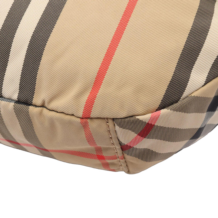 House Check Nylon Sonny Belt Bag Brown - Gaby Paris