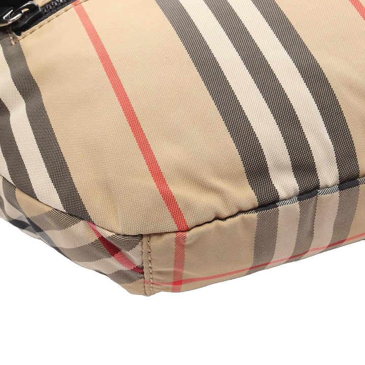 House Check Nylon Sonny Belt Bag Brown - Gaby Paris