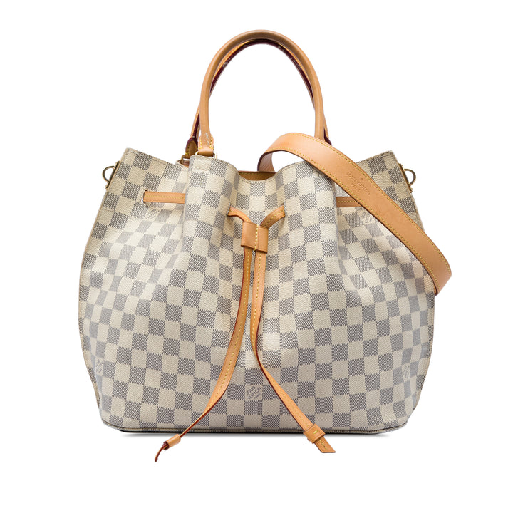 Girolata Damier Azur Blanc