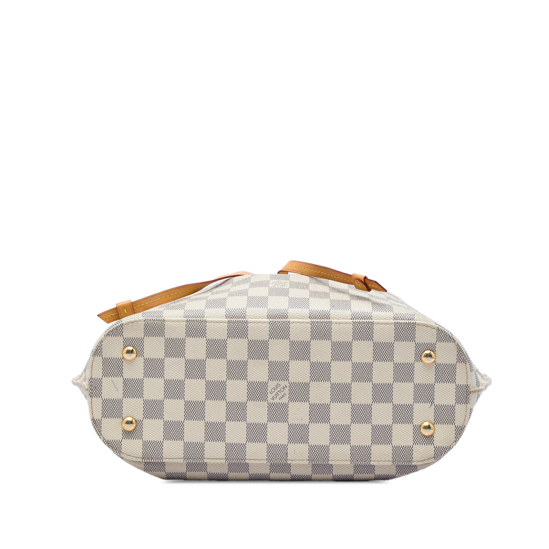 Girolata Damier Azur Blanc