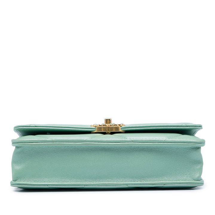 Chanel Matelassé 19 Wallet on Chain Cuir d'agneau