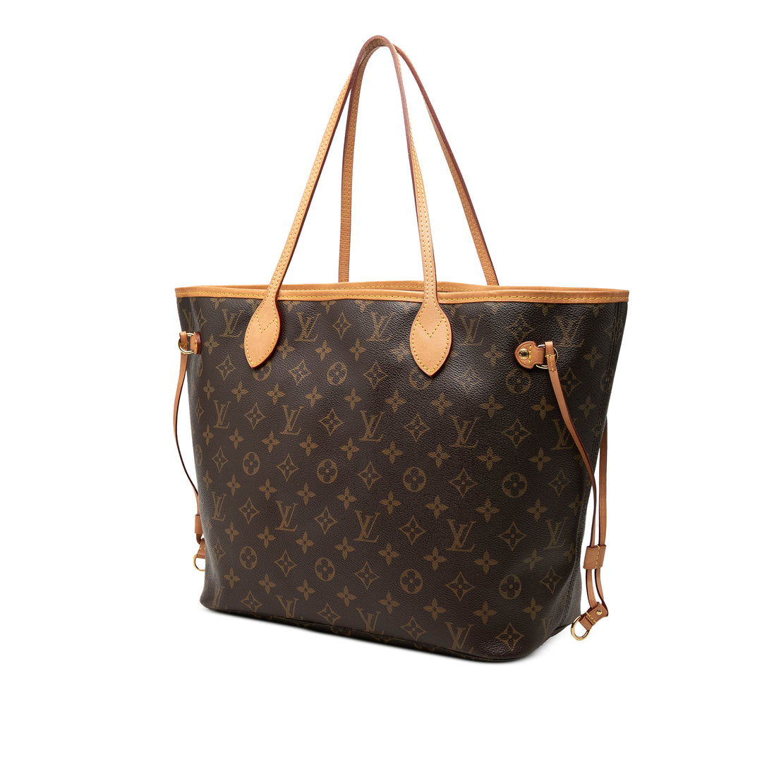 Louis Vuitton Neverfull MM Monogram Marron – vue 2 – GABY PARIS