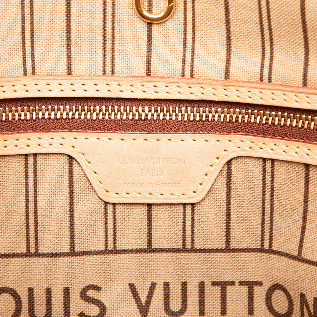 Louis Vuitton Neverfull MM Monogram Marron – vue 5 – GABY PARIS