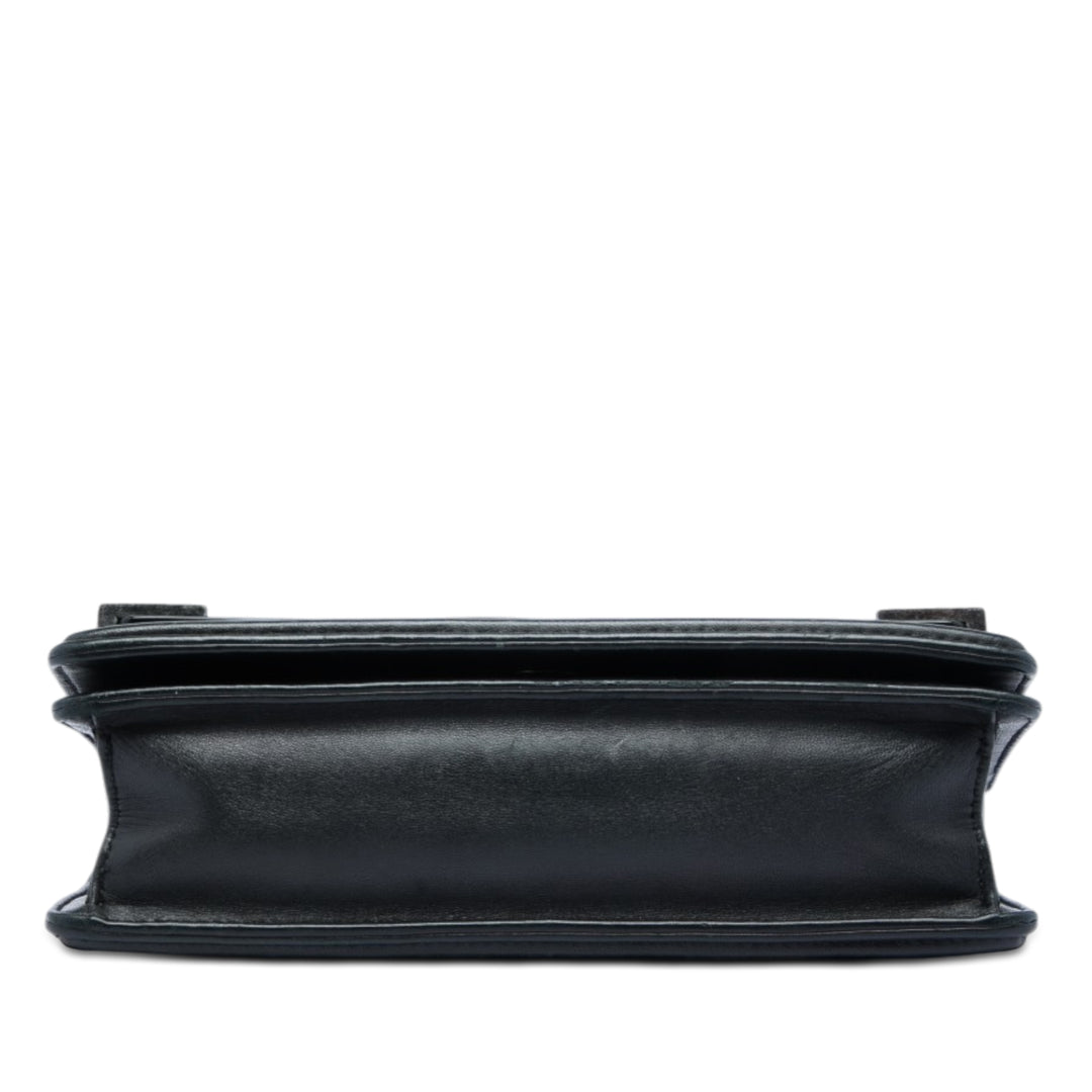 Chanel Cuir d'agneau et Acrylic Boy Brick Horizontal à rabat