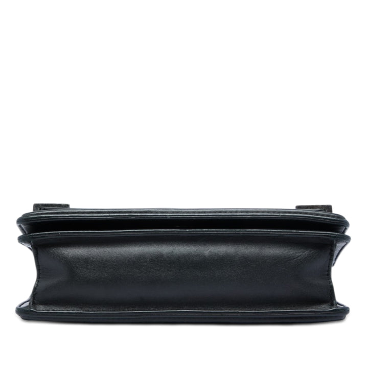 Chanel Cuir d'agneau et Acrylic Boy Brick Horizontal à rabat
